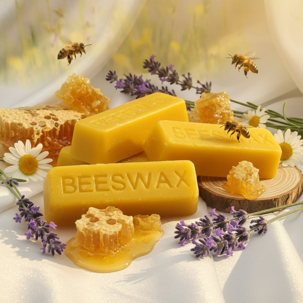 "Unleash Nature’s Versatility: Pure Beeswax 30g Block – Your Eco-Friendly Essential for Endless DIY Creations!"