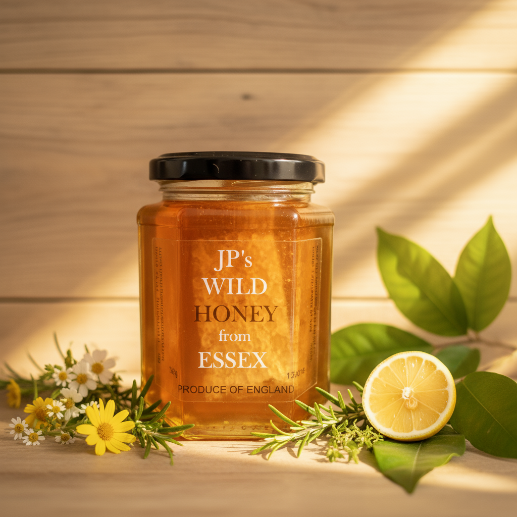"Essex Golden Bliss: Honeycomb Indulgence in a Jar - Elevate Your Sweet Experience"