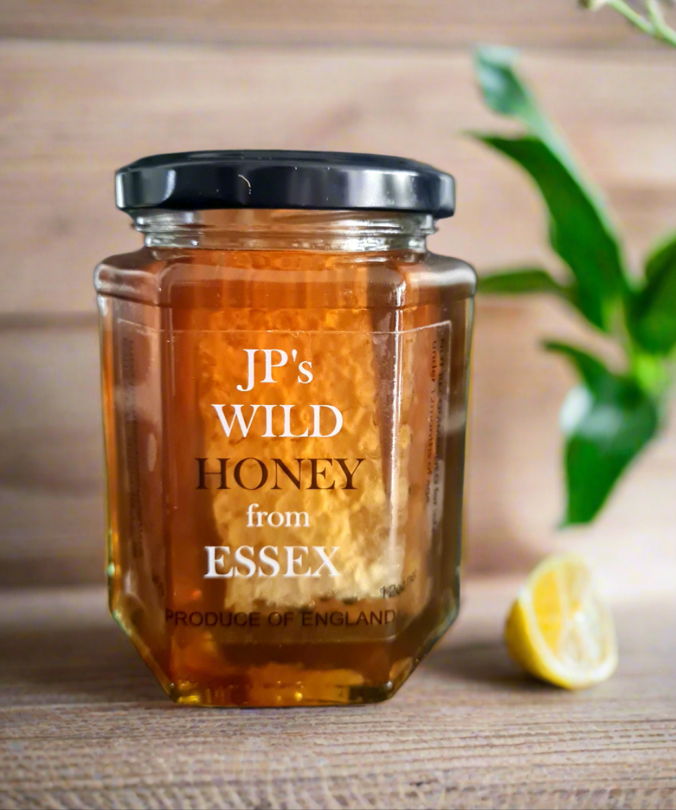 "Essex Golden Bliss: Honeycomb Indulgence in a Jar - Elevate Your Sweet Experience"