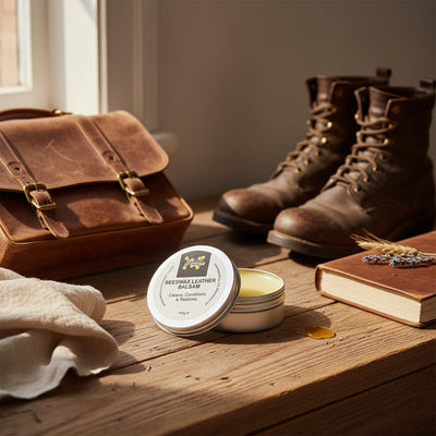 LEATHER BALSAM "Beeswax Leather Balsam: Nature’s Touch for Luxurious Leather Care"