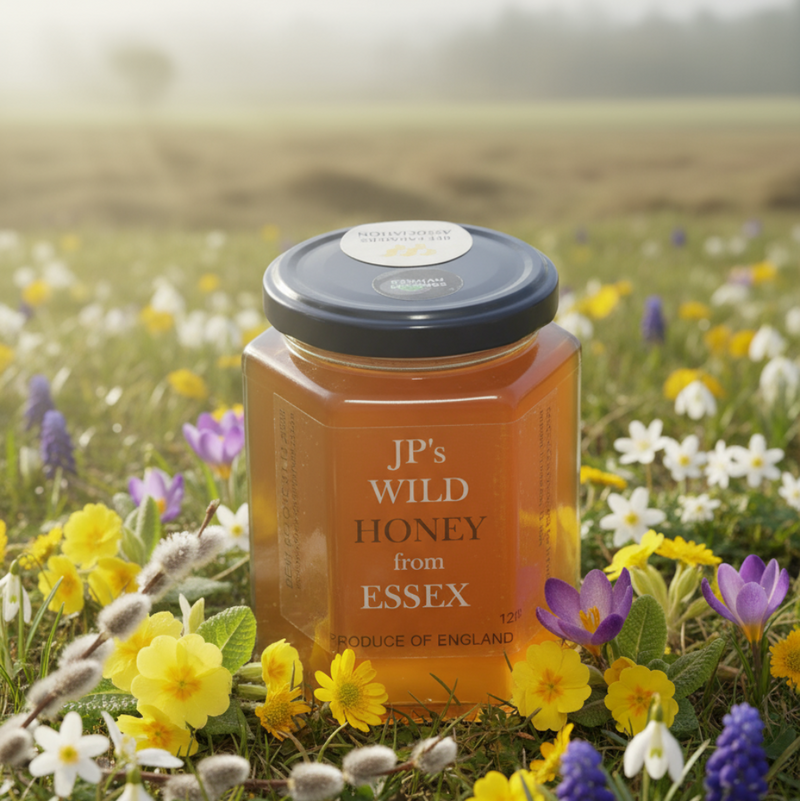 RAINHAM MARSHES SPRING HONEY "A Taste of Untamed Nature from Essex in Every Jar"