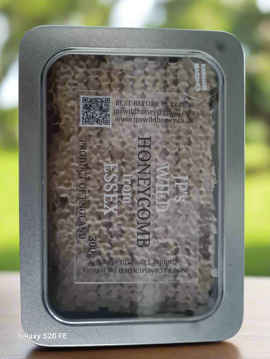 "Spring's Sweetest Secret: Deep Cut Essex Honeycomb Tin from Rainham Marshes" BACK IN STOCK
