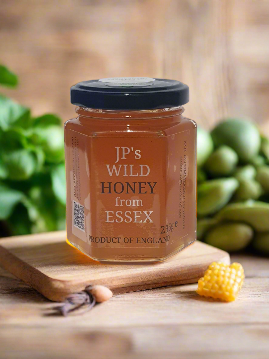 Thames View Honey, "from our micro honey bees in my garden!" LIMITED STOCK