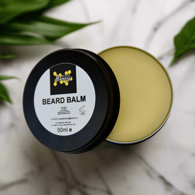 Natural Beeswax Beard Balm | Premium Nourishment & Hold | Cedarwood-Scented Formula - JP's Wild Honey Ltd