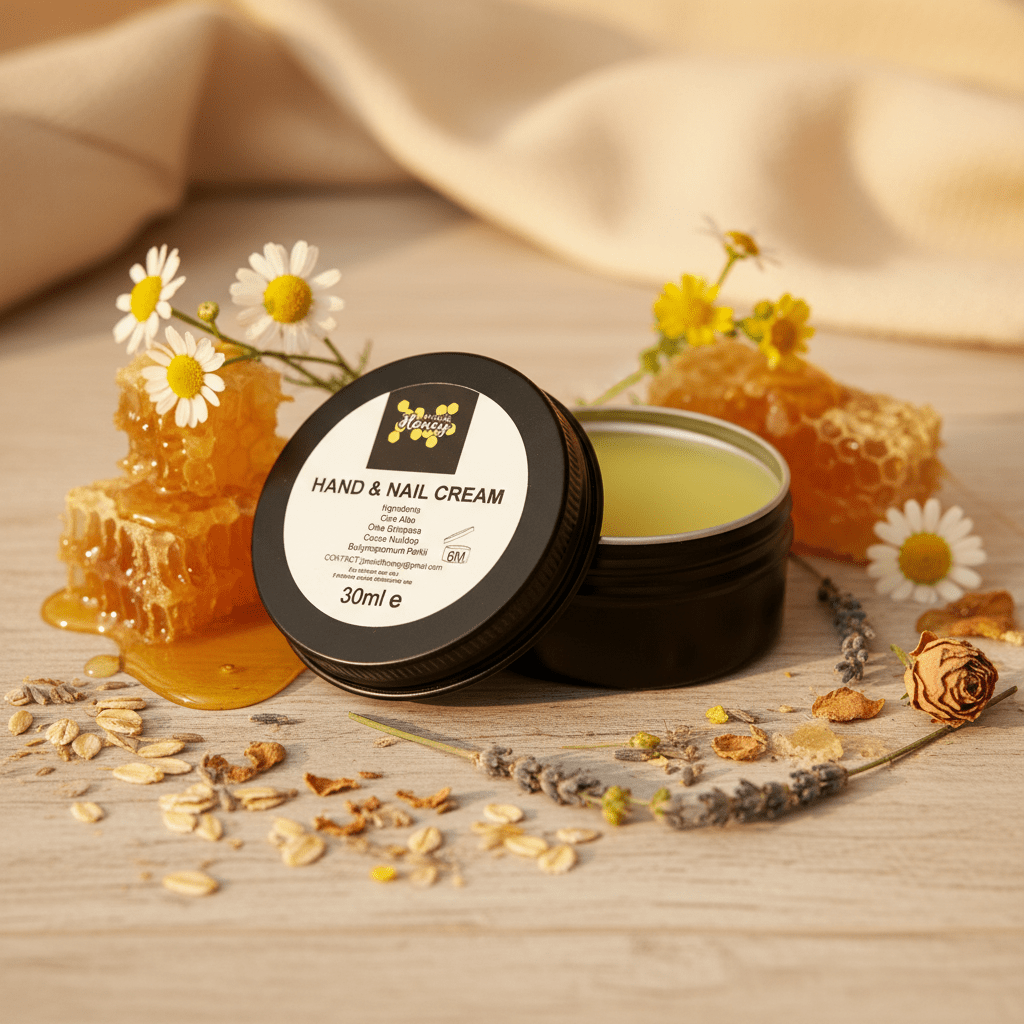 Nature's Velvet: Hand & Nail Cream for Intense Hydration and Revitalization - JP's Wild Honey Ltd
