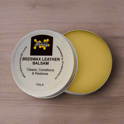 Artisan Beeswax Leather Balsam: Premium Care for Your Leather Goods - JP's Wild Honey Ltd